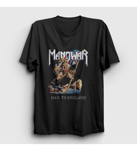 Presmono Unisex Siyah Hail To England Manowar T-Shirt 63617tt
