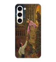 Samsung Galaxy S23 Uyumlu Romeo ve Juliet Tasarımlı Şeffaf Telefon Kılıfı