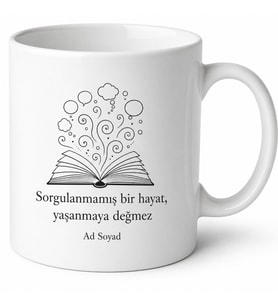 Dünya Felsefe Günü Hediye Kupa Varlığın Anlamını Sorgulayan Düşünürlere Bardak