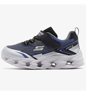 Skechers Vortex 2.0 Kids Sneaker Cırt Cırtlı Işıklı Çocuk Ayakkabısı Gri