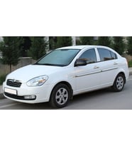 Hyundai Accent Uyumlu Era Krom Kapı Kolu Çelik 2005-2011 (Karışık)