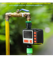 ELEKTRONİK OTOMATİK BAHÇE SULAMA ZAMANLAYICI SİSTEMİ (LCD EKRAN-DİJİTAL PROGRAMLANABİLİR)