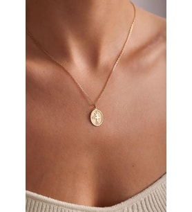 Kişiye Özel Minimalist Balerin Kolye 925K Gümüş (Gold)