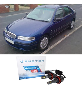 Rover 400 Led Xenon Uzun + Kısa Far Ampulü H4 Ultimate Yeni Seri Beyaz