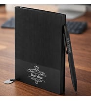 BK Gift Kişiye Özel İsimli Defter Kalem Seti -2, Hediye Kutulu Premium Not Defteri Seti, Kurumsal Promosyon Seti