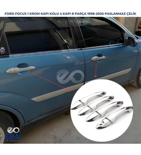 Ford Focus 1 ( HB) Krom Kapı Kolu 4 kapı 1998-2005 P.Çelik