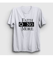 Presmono Unisex Beyaz Logo Rock Faith No More T-Shirt 528280tt (Beyaz)