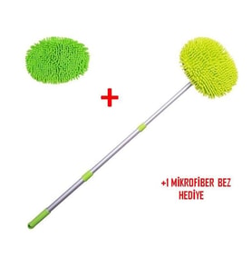 Yedek Bezli Mikrofiber Araba Yıkama Fırçası
