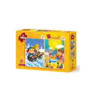 Art Çocuk Puzzle Yaz- Kış 12+24 Parça Puzzle