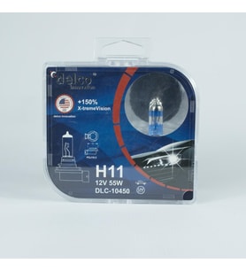 Delco U.s.a H11 X-treme Vision +%150 Fazla Işık Far Ampulü 12 Volt