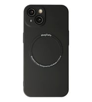 Newface Apple iPhone 14 Plus Kılıf Jack Magneticsafe Lens Silikon - Siyah