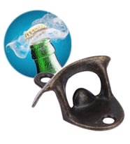 Retro Metal Şişe Kapağı Açacak Rustik Duvara Monte Bira Açacağı Bira Gazoz Kola Kapak Açıcısı Mutfak