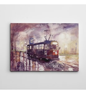 Tramvay Kanvas Tablo