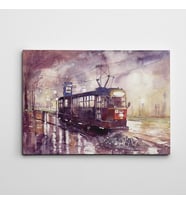 Tramvay Kanvas Tablo