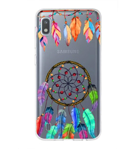 PrintiFy Samsung Galaxy A10 ile Uyumlu 1mm Slim Fit Nazar Boncuğu 6 Baskılı Şeffaf  Kılıf