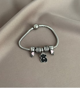 Bobo Charm'lı Bileklik (Gümüş)