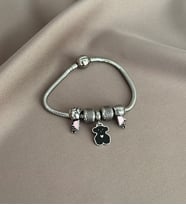 Bobo Charm'lı Bileklik (Gümüş)