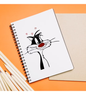 Bugs Bunny Sylvester Tasarımlı Defter