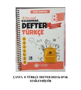 Çanta Yayınları 8.Sınıf Türkçe Okula Yardımcı Kazandıran Defter