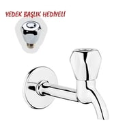Klasik Uzun Musluk + Musluk Kapak Takımı Hediyeli