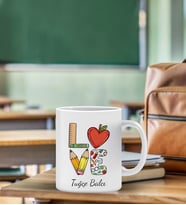 Kişiye Özel Öğretmen Temalı Kupa Bardak