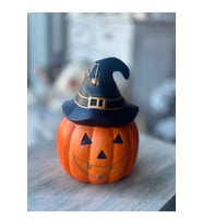 Halloween Dekorasyon, Cadılar Bayramı, Kabak Dekorasyon, Balkabağı, Pumpkin, Şapkalı Balkabağı (Çok Renkli)