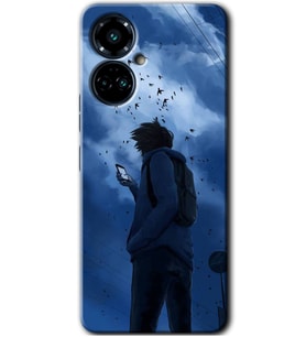 Tecno Camon 19 Pro Kılıf HD Desen Baskılı Kılıf - Sonbahar Yalnızlığı