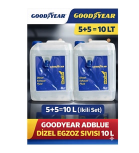 Ultra Performans Adblue Dizel Egzoz Sıvısı 10 Litre 5+5=10 LT  2 Li Set