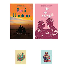 Beni Unutma - Bir Kürt Sevdim - Dilek Bilgiç Esen - Müptela Yayınları - Not Defterli Seti (Renksiz)