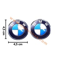DAMLA STİCKER 2 li set 5X5 cm BMW LOGO