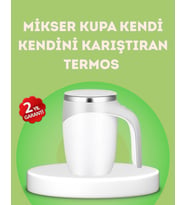 Elektrikli Otomatik Karıştırıcı Kupa – 304 Paslanmaz, USB Şarjlı, Taşınabilir