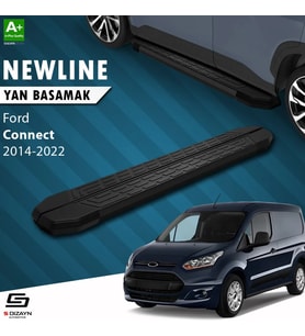 S-Dizayn Ford Connect 2 NewLine Siyah Yan Basamak 183 Cm 2014-2023 A+ Kalite