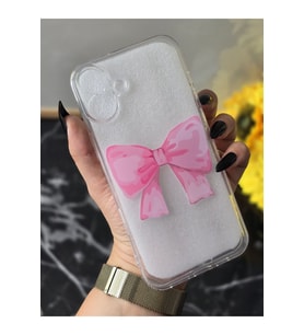 Iphone 16 Uyumlu Baskılı Şeffaf Telefon Kılıfı