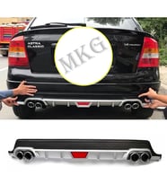 Opel Astra G Gri Difüzör Difizör Yuvarlak Egzoz Görünüm Kulaklı Tip 1998 - 2004