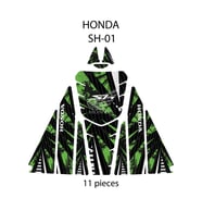 Grippatch - Honda SH-125 ( 2024 ) ile Uyumlu 11 Parça Tank Pad Seti GC21-1