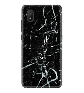 TCL L7 Kılıf Resimli Silikon Kılıf Black Marble 3 1382
