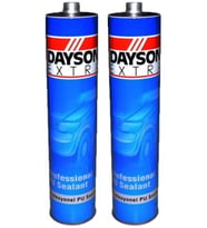 Dayson Extra Mastik Poliüretan Siyah Silikon Pu 280 Ml Çelik Silikon Başlıklı Renk Siyah 2 Adet
