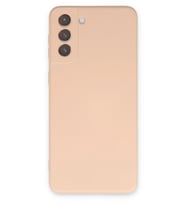 Durukar® Samsung Galaxy S21 Plus Kılıf Nano içi Kadife Silikon - Pudra