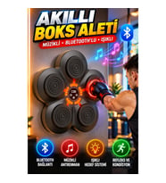 Müzikli Bluetooth Akıllı Işıklı Boks Duvar Paneli Refleks ve Kondisyon Antrenman Aleti