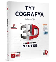 TYT Coğrafya Video Destekli Defter 3D Yayınları