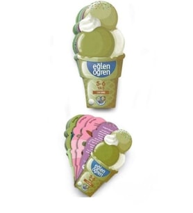 Eğlen Öğren Ice Cream - 120 Soru (5-6 Yaş)