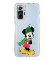 Xiaomi Redmi Note 10 Pro 4G  Kamera Korumalı Kapak Mickey Mouse Tasarımlı Şeffaf  Kılıf