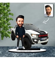 Kişiye Özel Karikatür Ford Arabalı Karikatür Biblo b21