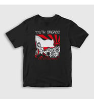 Presmono Unisex Çocuk Siyah Sink With Kalifornija Youth Brigade T-Shirt 432359tt
