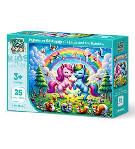 Art Çocuk Pegasus Ve Gökkuşağı 25 Parça Puzzle