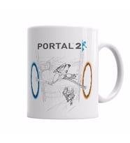 Portal 2  Personagens Kupa Bardak Porselen
