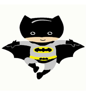 Batman Sayılarla Boyama Seti 20x20