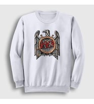 Presmono Unisex Beyaz Silver Slayer Sweatshirt 111578tt (Beyaz)