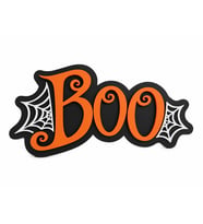 Cadılar Bayramı "BOO" Dekoratif Masa ve Raf Süsü Halloween Temalı Dekor Parti ve Ev Süsleme