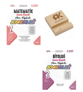 Palme 9. Sınıf Enerji Matematik ve Biyoloji Konu Özetli Soru Fasikülleri + Telefon Standı